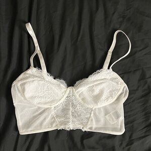 SHEIN White Lace Bralette